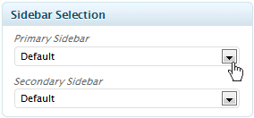 Sidebar Selectie