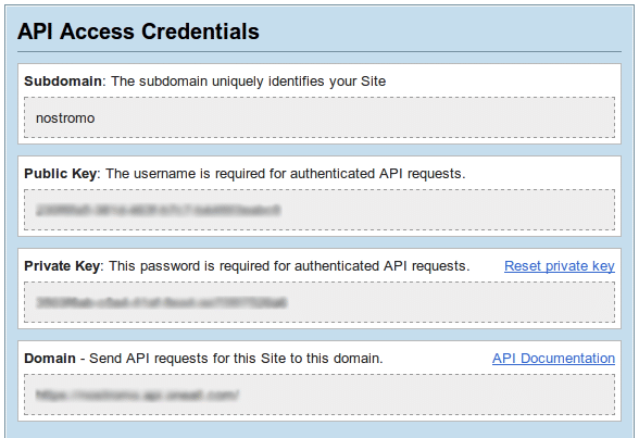 oneall.com API keys oneall.com API keys