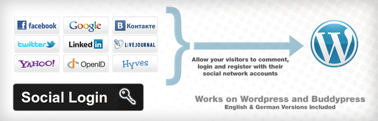 Social Login plugin Social Login plugin